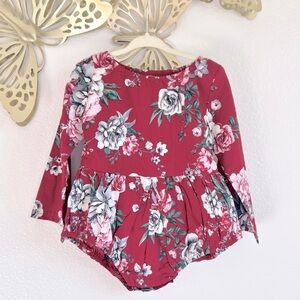 Floral Bell Sleeve Bubble Jumper